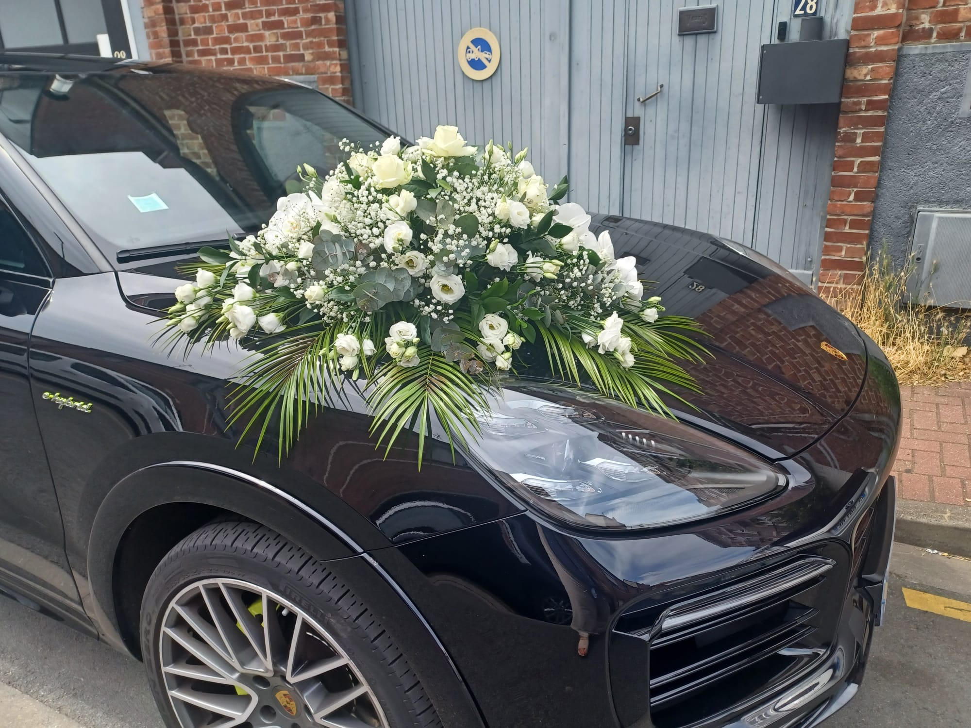 Décor de Voiture Blanc Élégant