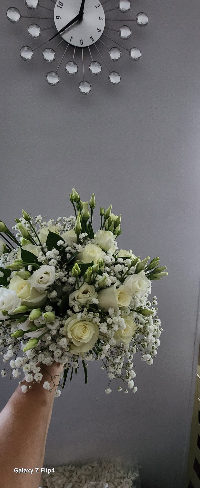 Bouquet Rond Pure Blancheur