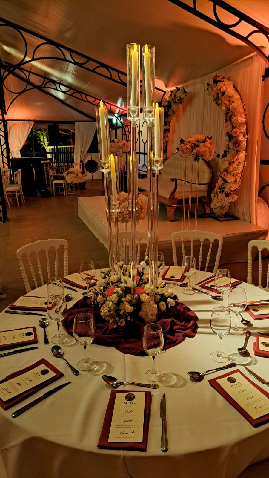 Décoration de salle de mariage